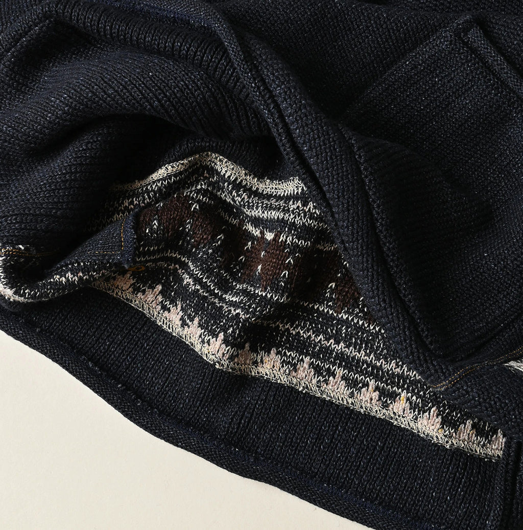 Indigo Base Knitsew Uma Sweater Detail