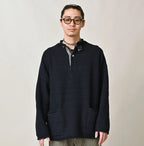 Indigo Base Knitsew Uma Sweater Male Model