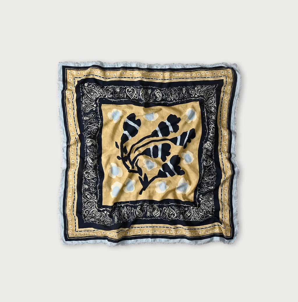 Botanical Furoshiki Beige