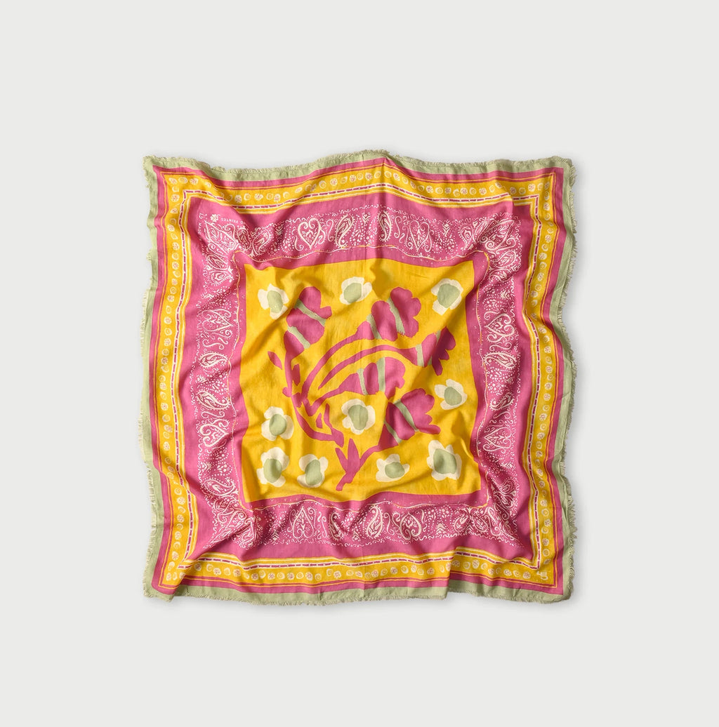 Botanical Furoshiki Yellow