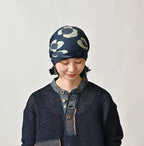 Indigo Botanical Froshiki Female Model