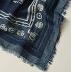 Indigo Botanical Froshiki Detail