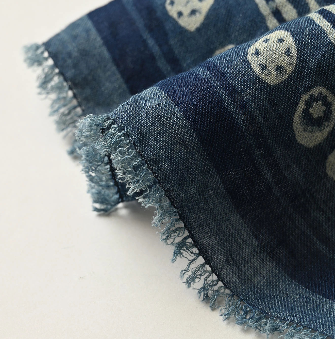 Indigo Botanical Froshiki Detail