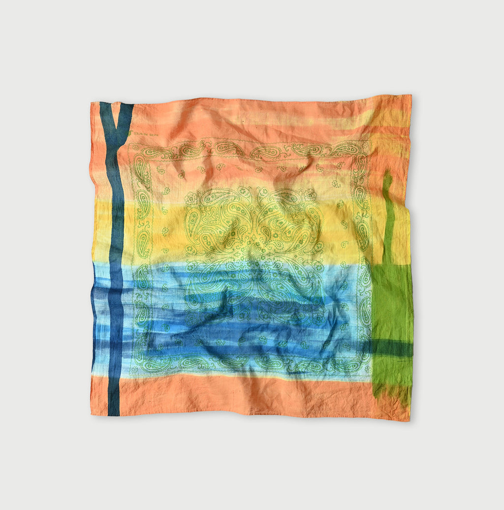 Indian Khadi Handprint Bandana