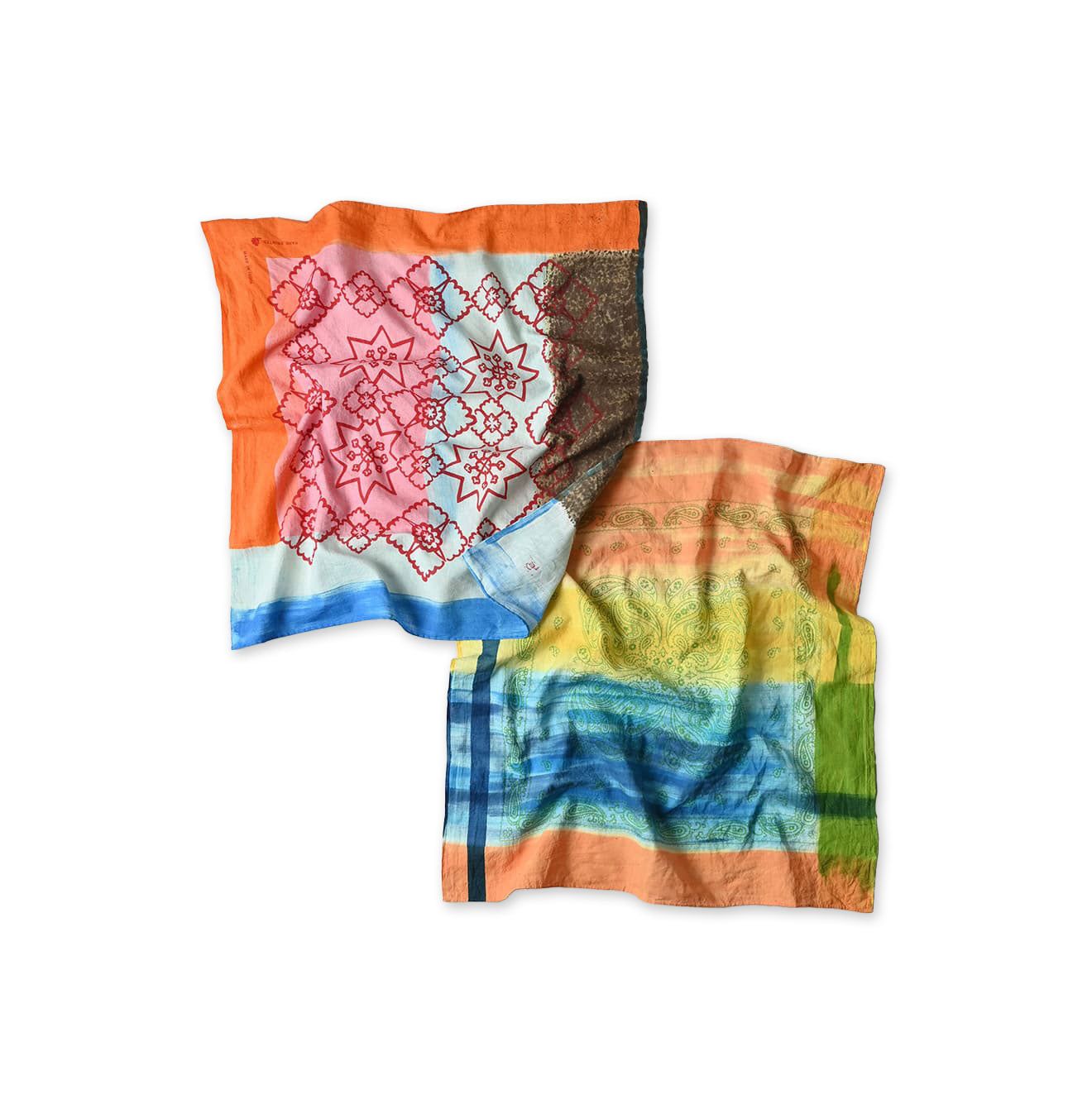 Indian Khadi Handprint Bandana