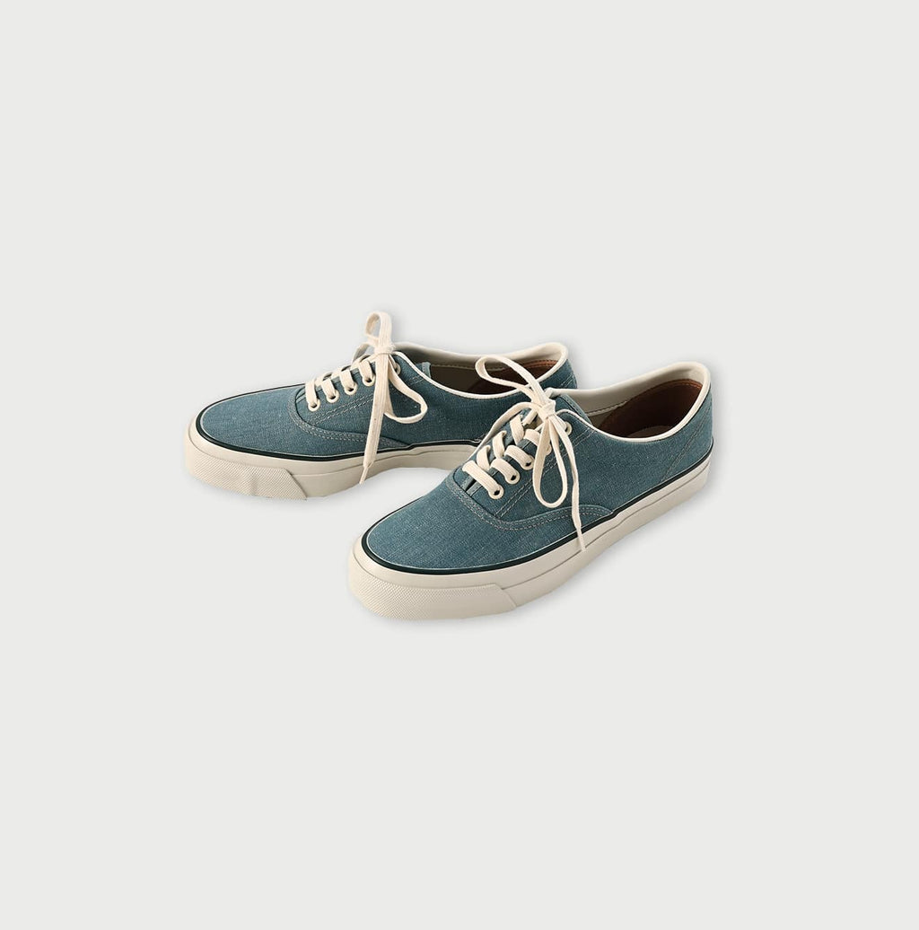 Chambray Duck Deck Shoes Green