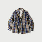 Indian Linen Madras 908 Miyuki Jacket Brown Madras