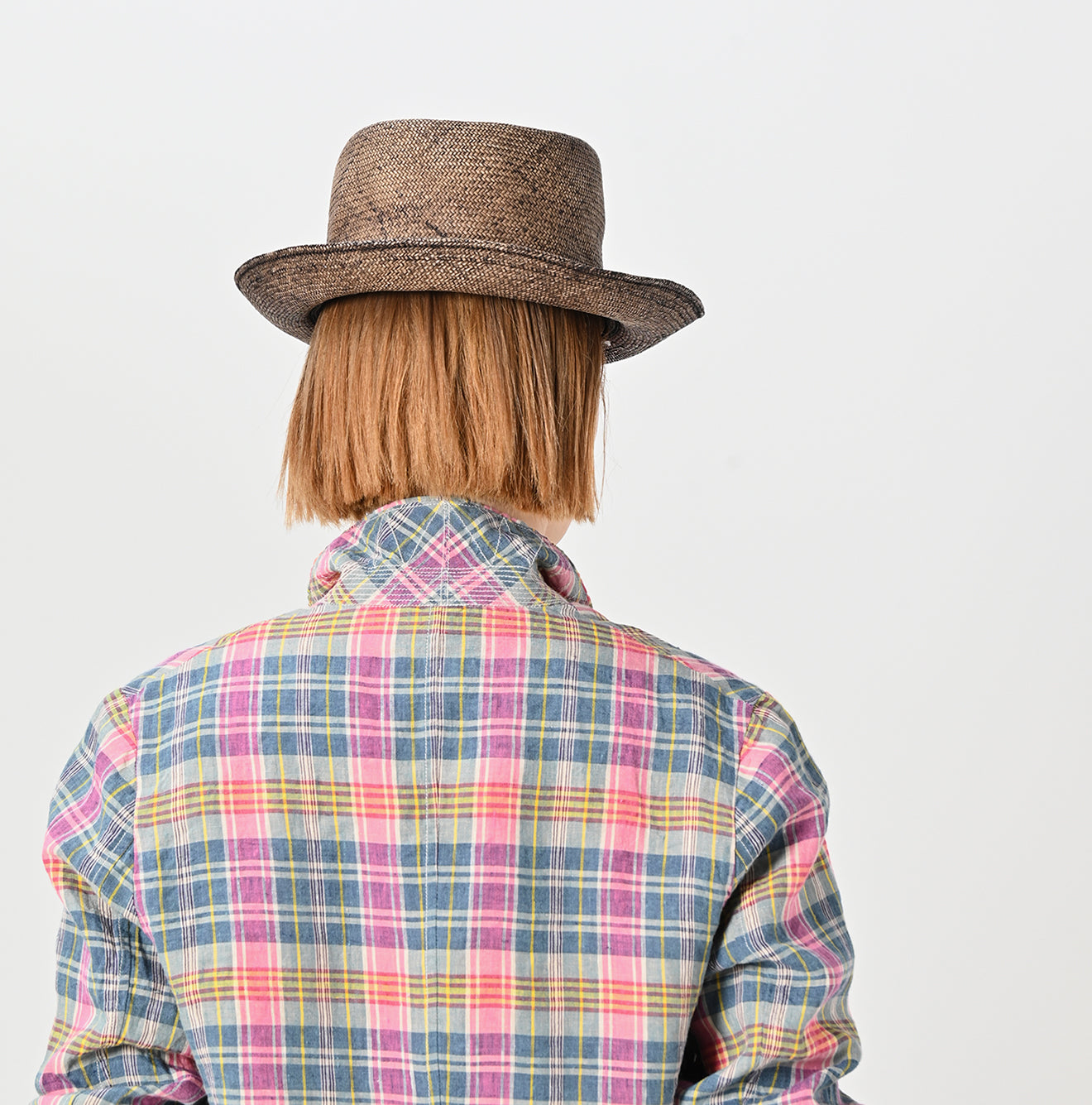 Indian Linen Madras 908 Miyuki Jacket Detail