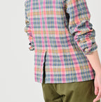 Indian Linen Madras 908 Miyuki Jacket Detail