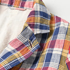 Indian Linen Madras 908 Miyuki Jacket Detail
