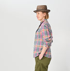 Indian Linen Madras 908 Miyuki Jacket Female Model