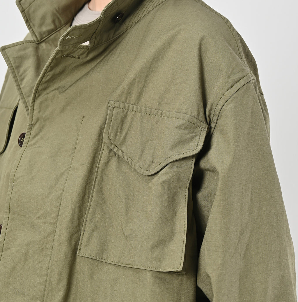 Rip Stop R45 Jacket Gray Detail