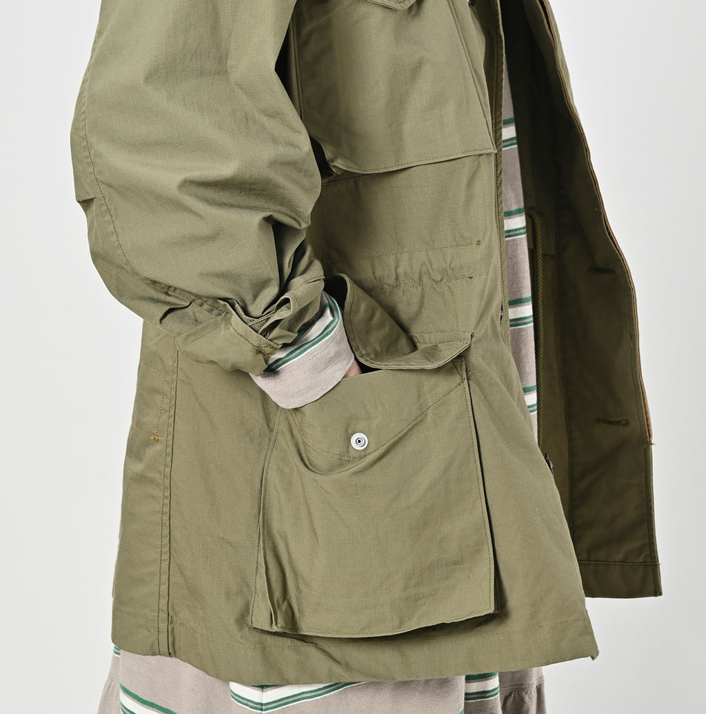 Rip Stop R45 Jacket Gray Detail