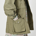 Rip Stop R45 Jacket Gray Detail