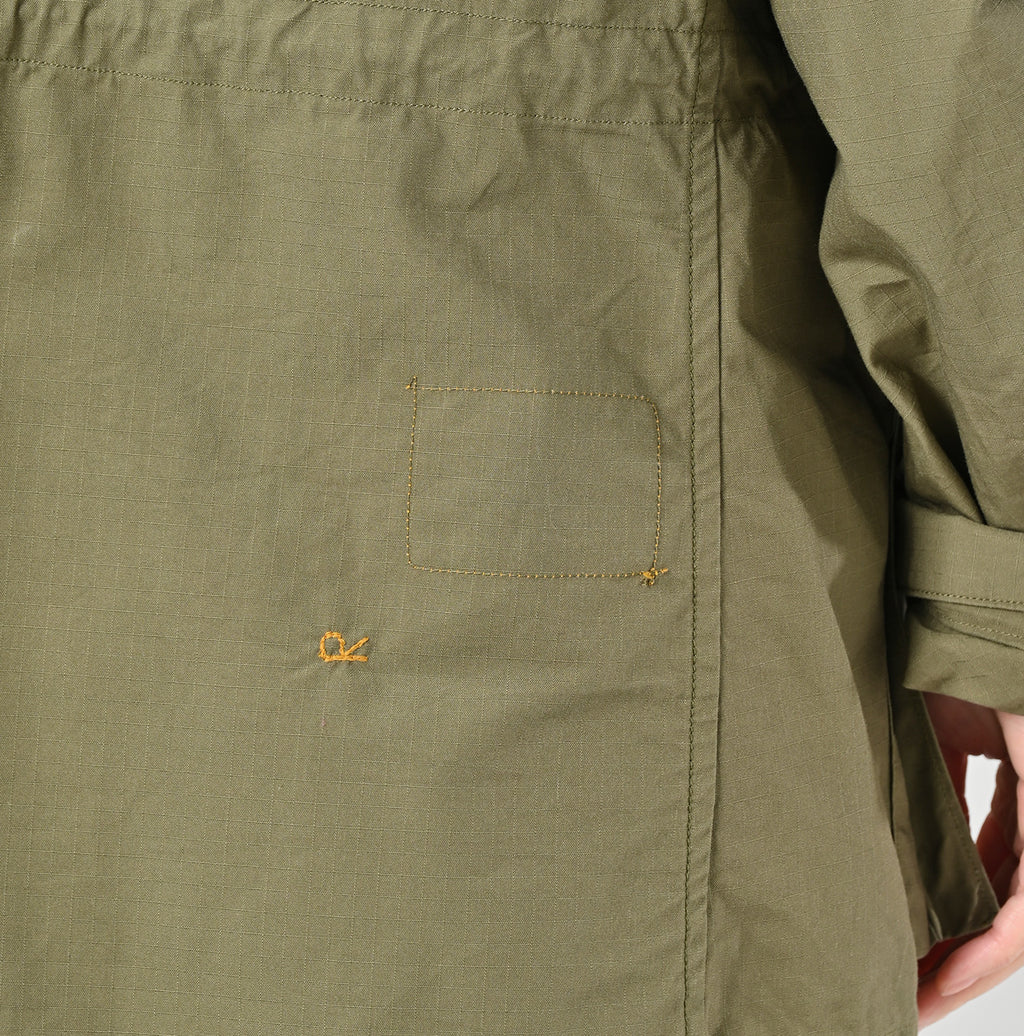 Rip Stop R45 Jacket Gray Detail