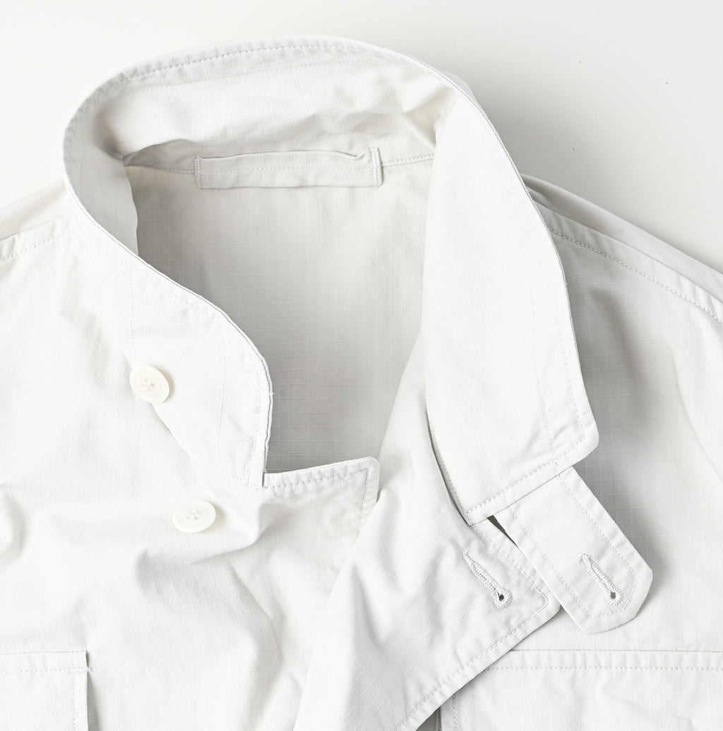 Rip Stop R45 Jacket Gray Detail