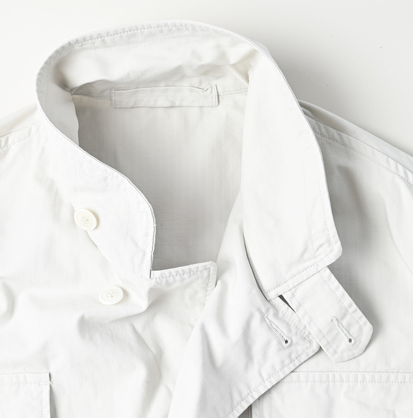 Rip Stop R45 Jacket Gray Detail