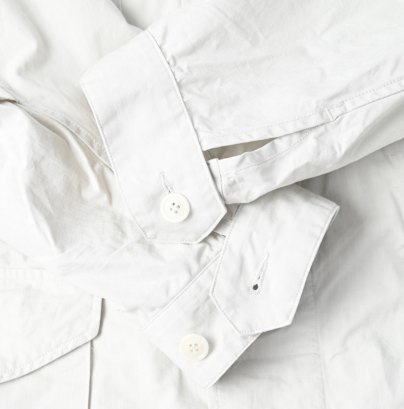Rip Stop R45 Jacket Gray Detail