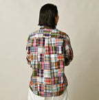 Indian Linen 908 Patchwork Ocean Shirt