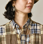 Indian Linen 908 Patchwork Ocean Shirt