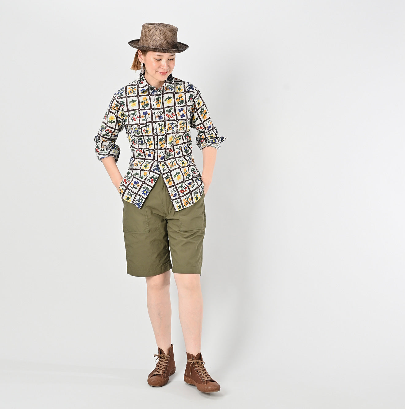 Ripstop 908 Baker Short Pants Female Model