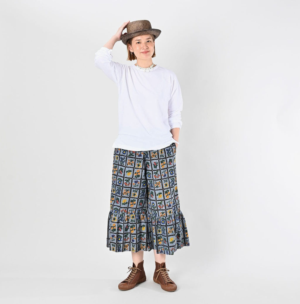 Supima Tenjiku 908 Star Long Sleeve T-shirt Female Model