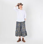 Supima Tenjiku 908 Star Long Sleeve T-shirt Female Model