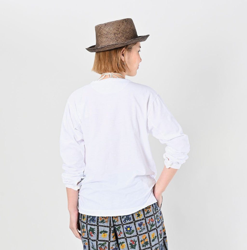 Supima Tenjiku 908 Star Long Sleeve T-shirt Female Model