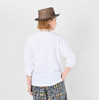 Supima Tenjiku 908 Star Long Sleeve T-shirt Female Model