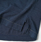 Indigo Supima Tenjiku 908 Star Long Sleeve T-shirt Detail