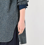 Indigo Hickory Tenjiku Grandpa Pull Shirt Detail