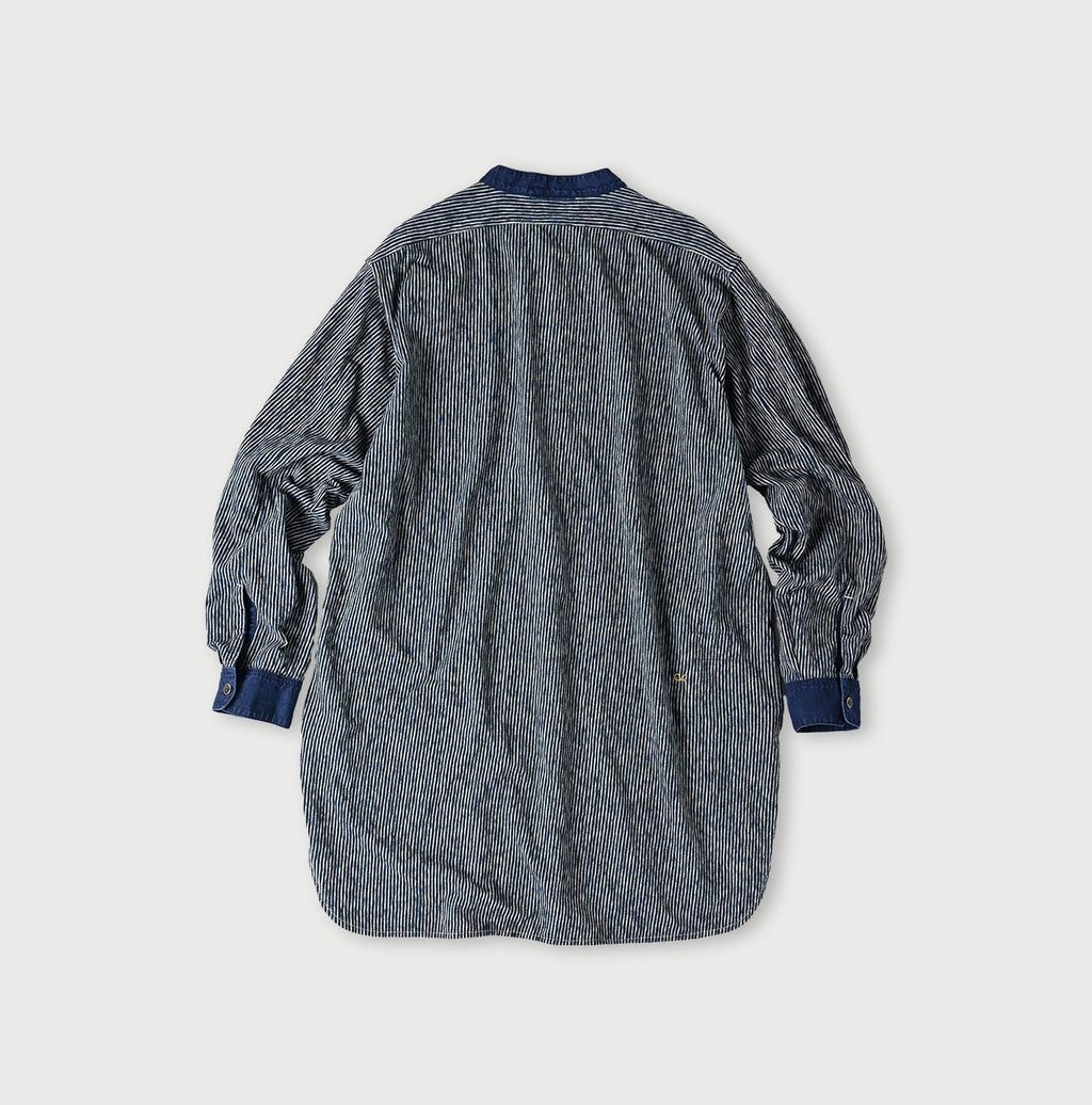 Indigo Hickory Tenjiku Grandpa Pull Shirt Back