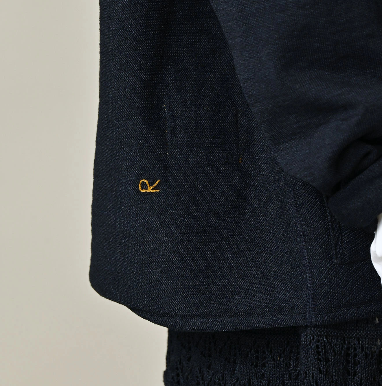 Indigo KachiKachi Gima 908 Uma Sweater Detail