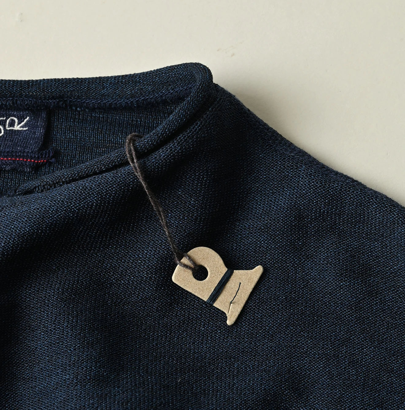 Indigo KachiKachi Gima 908 Uma Sweater Detail
