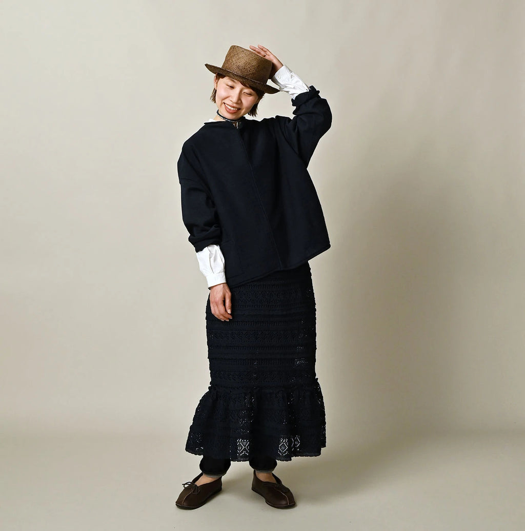 Indigo KachiKachi Gima 908 Uma Sweater Female Model