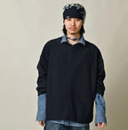 Indigo KachiKachi Gima 908 Uma Sweater Male Model