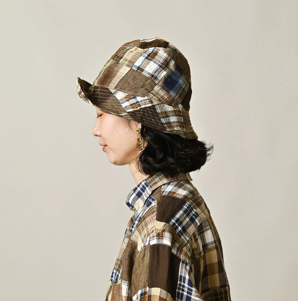 Indian Linen Patchwork Hat