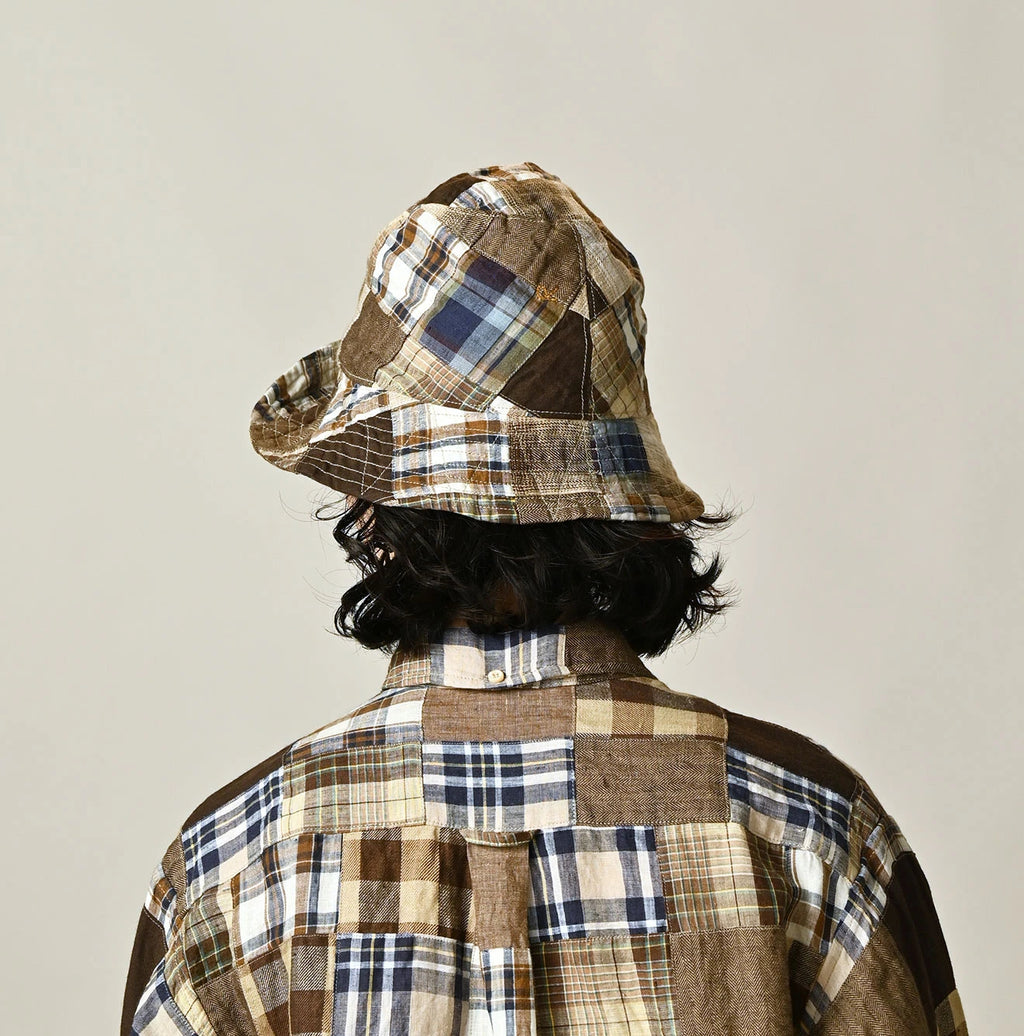 Indian Linen Patchwork Hat