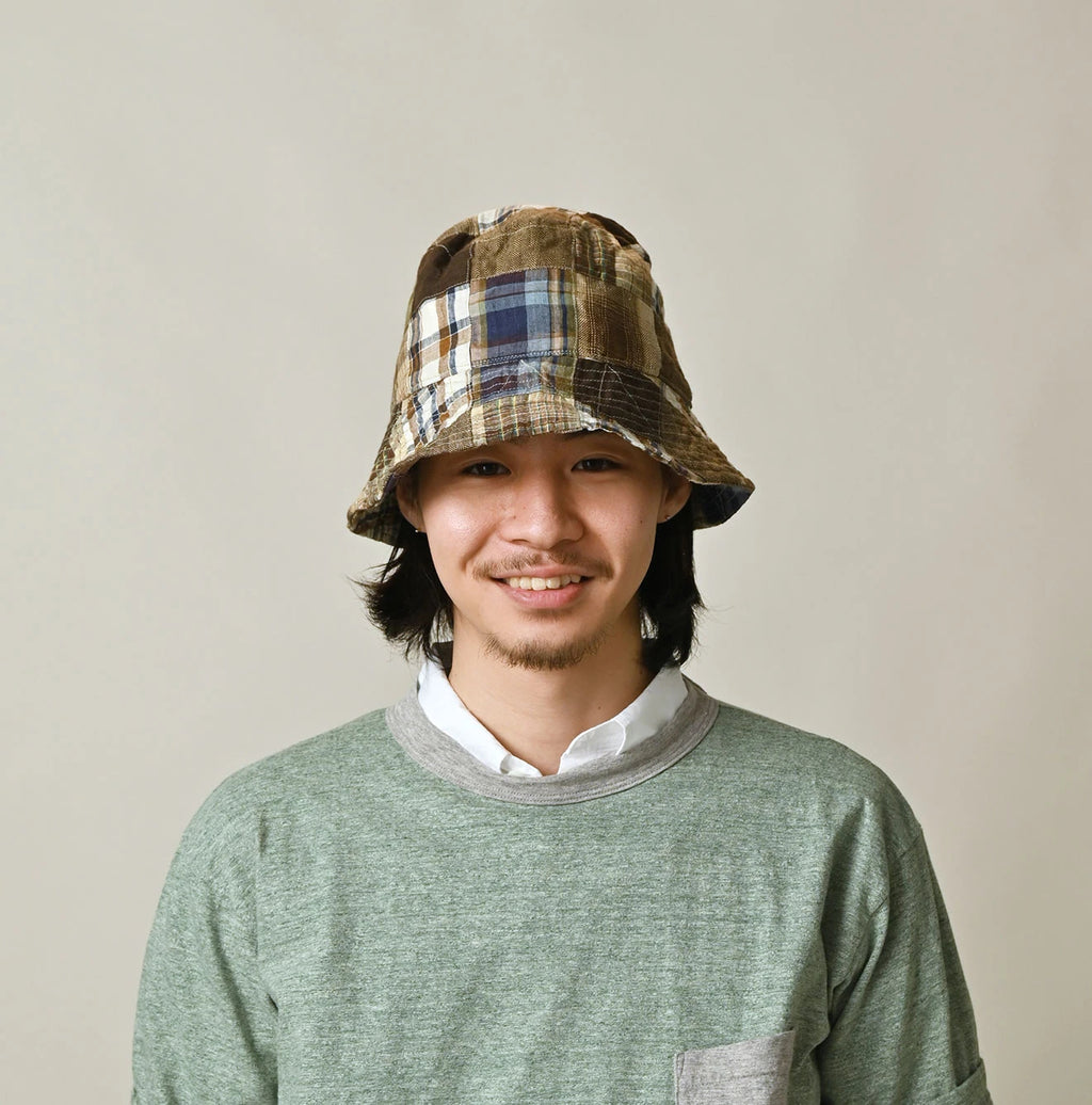 Indian Linen Patchwork Hat