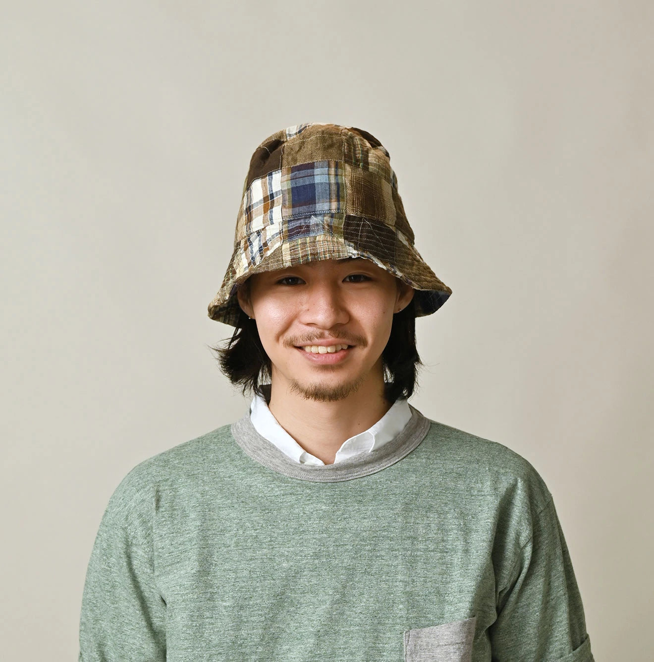 Indian Linen Patchwork Hat