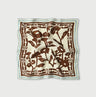 Linen Flax Flower Bandana Beige
