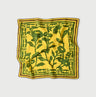 Linen Flax Flower Bandana Yellow