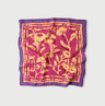 Linen Flax Flower Bandana Pink