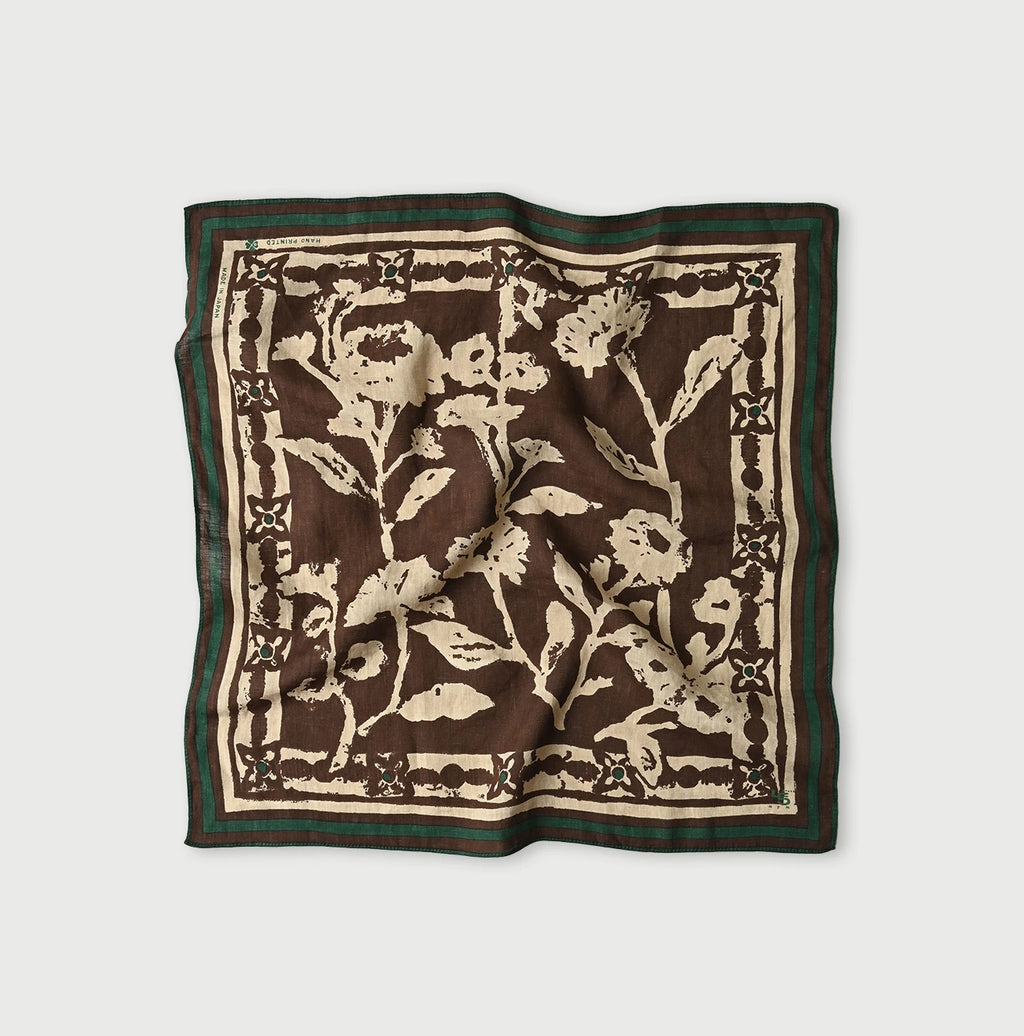 Linen Flax Flower Bandana