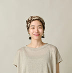 Linen Flax Flower Bandana