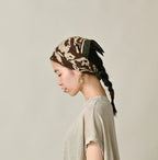 Linen Flax Flower Bandana