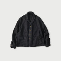 Indigo Linen Cloth 908 Uma Jacket