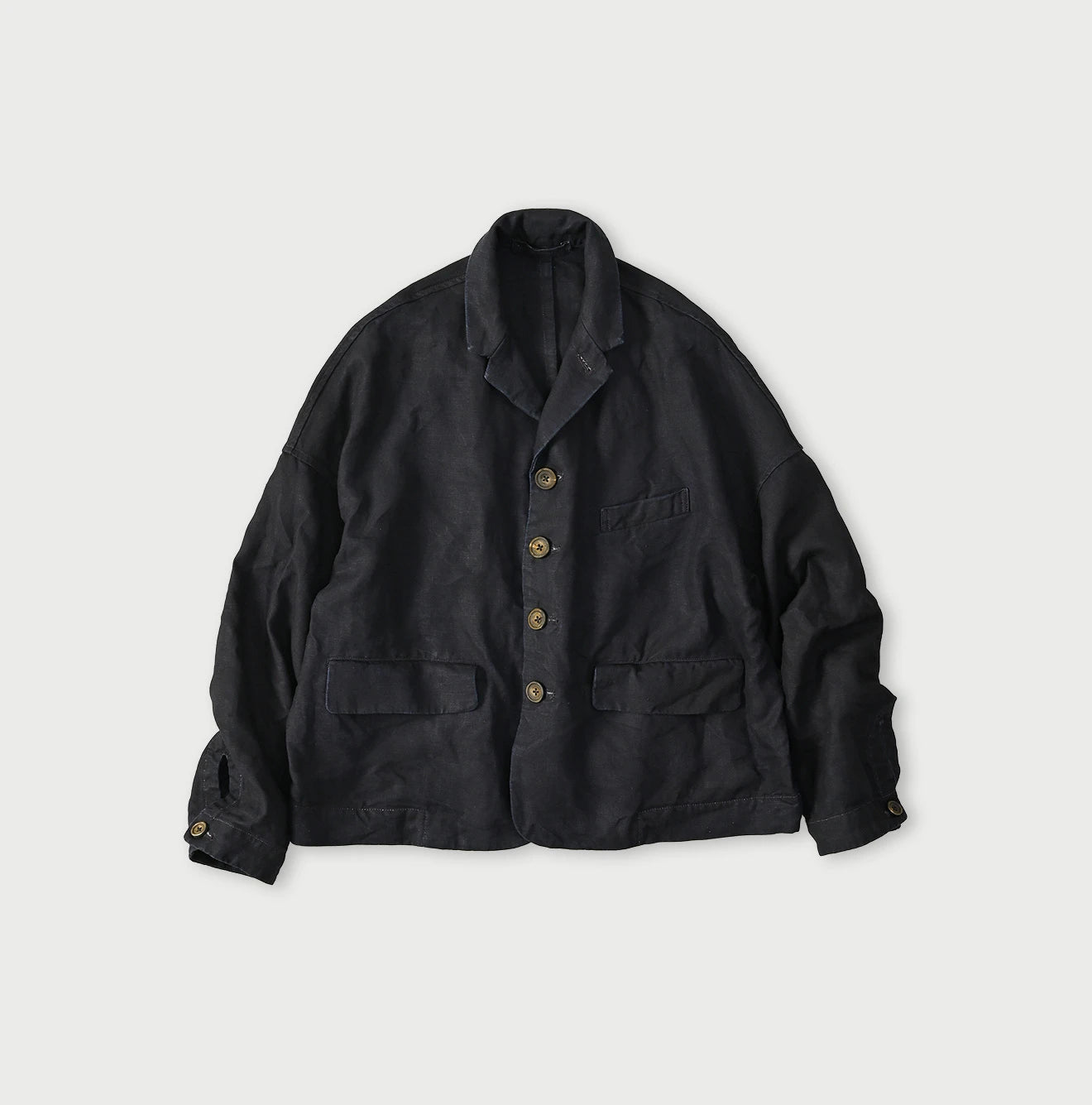 Indigo Linen Cloth 908 Uma Jacket