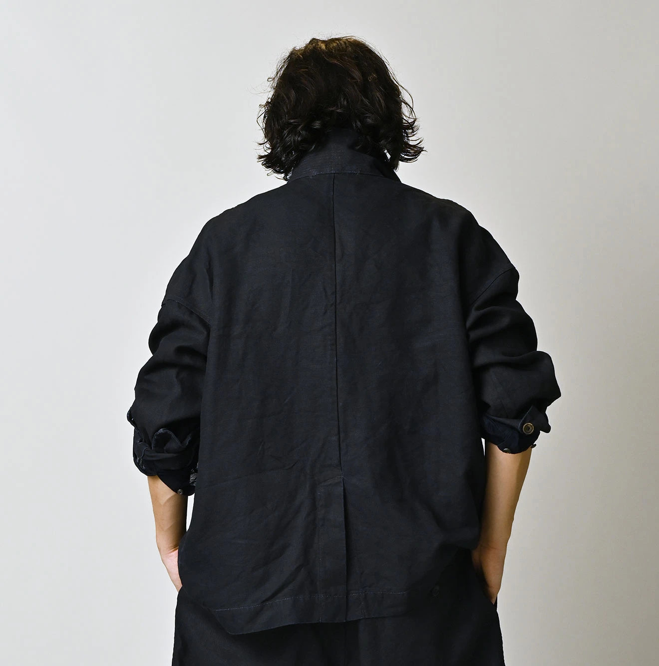 Indigo Linen Cloth 908 Uma Jacket