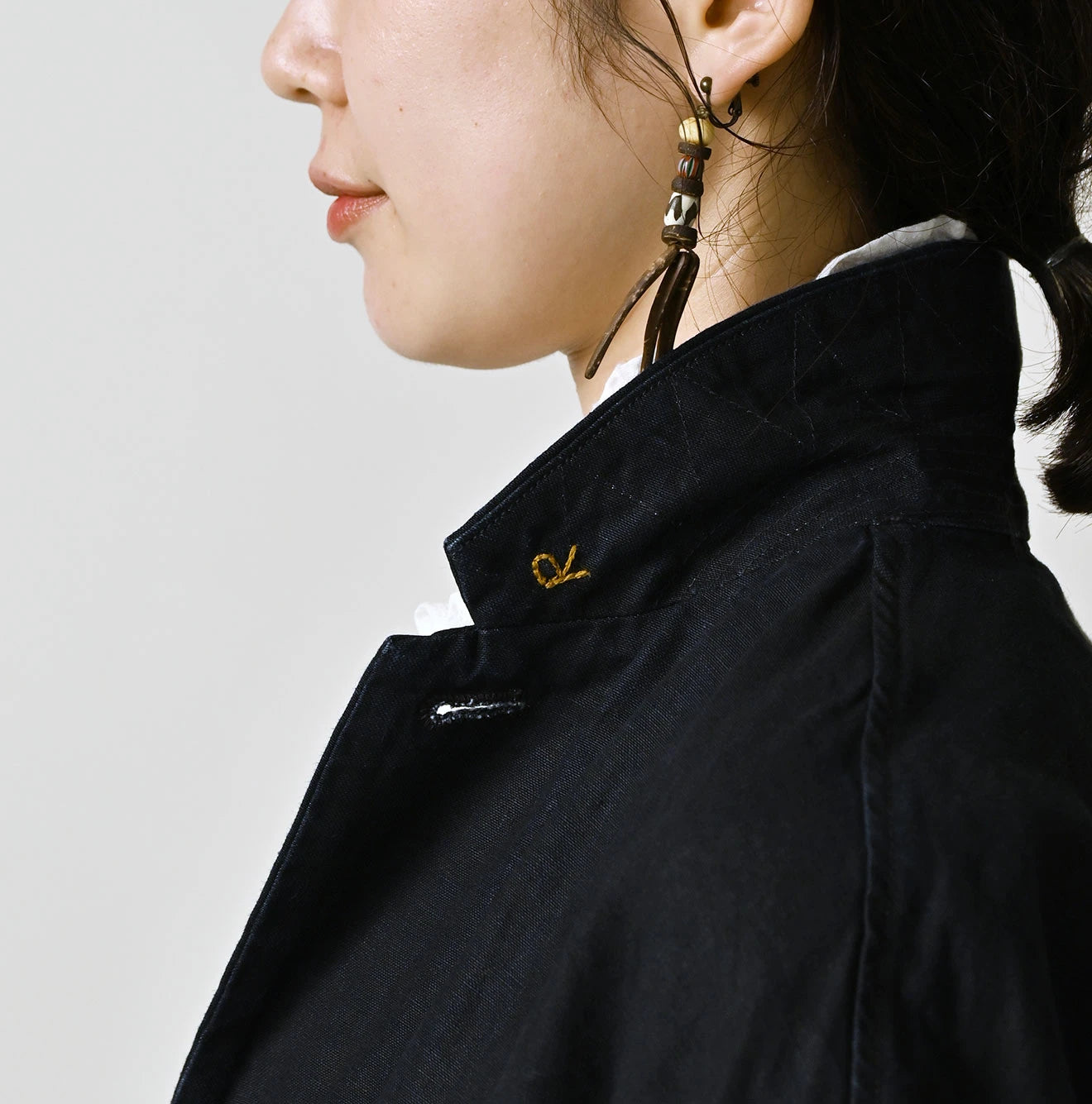 Indigo Linen Cloth 908 Uma Jacket